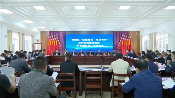 黄陂区金融服务周三有约系列活动暨黄陂区再担园区贷启动仪式在祁家湾